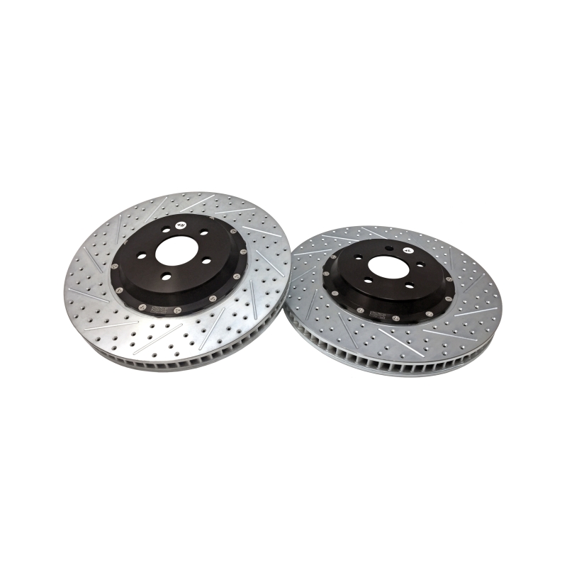 Ford Mustang GT Brake Rotors (2) - Front - Baer Brakes - EradiSpeed+ 2-piece SDZ - Black - `15-`23